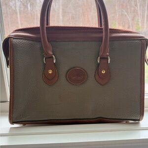 Dooney & Bourke Brown and Gray Shoulder Bag